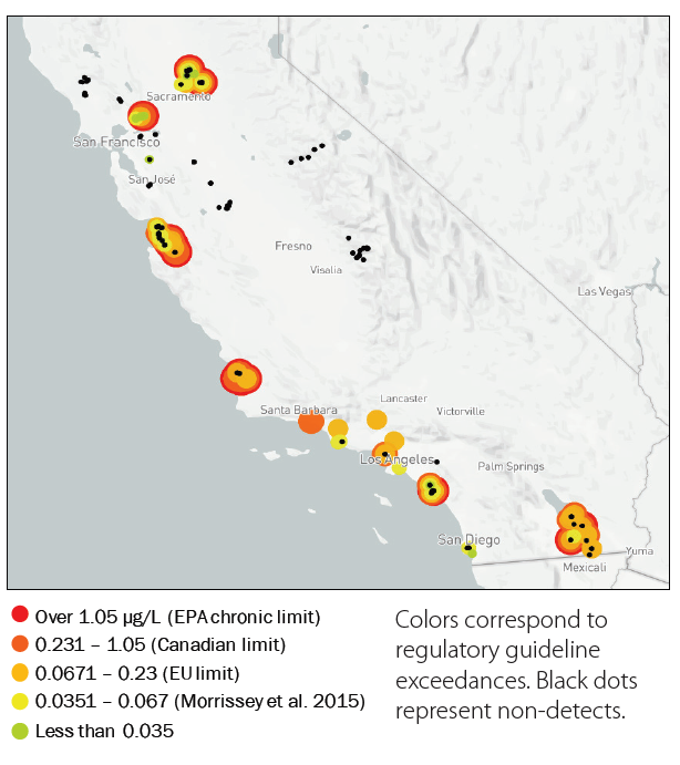 neonic use in CA