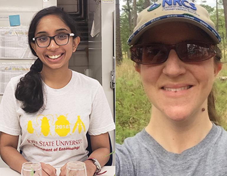 Both Dewind awardees are shown in this composite image.