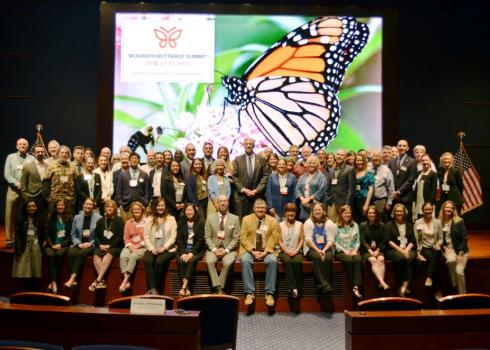 Attendees of the Monarch Butterfly Summit at the U.S. Capitol Visitor Center in Washington, DC. (Photo: Scott Black/ Xerces Society)
