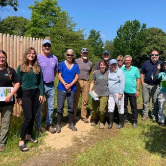 Group of Xerces staff and community members posing for a picture