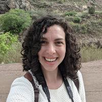 Amber Johnson smiling outdoors